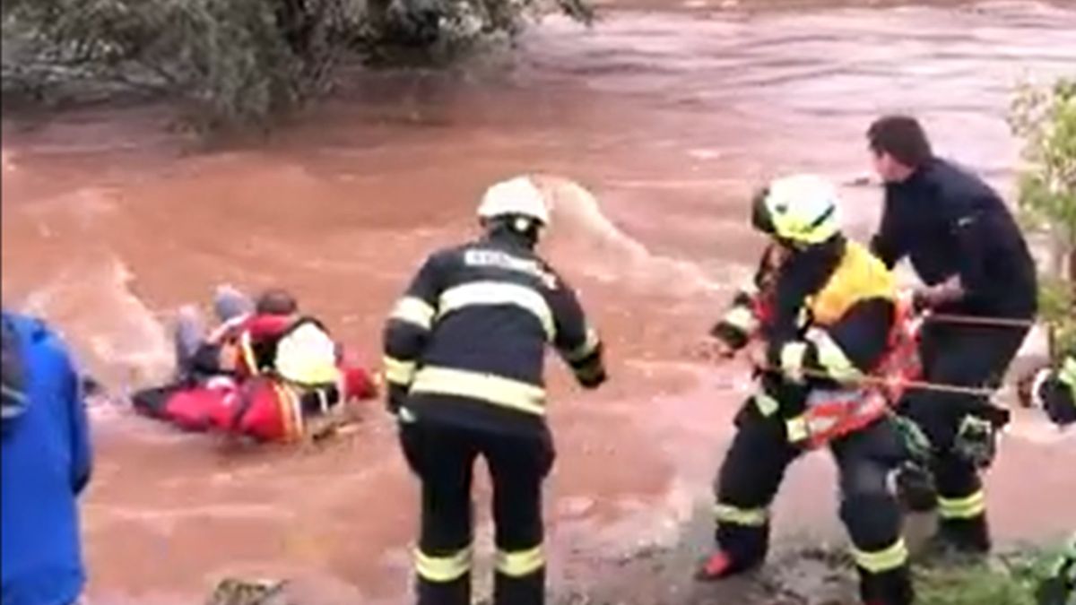 Bohaterski wyczyn czeskich strażaków