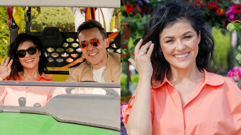 Katarzyna Cichopek promieniej na planie "Pytanie na Śniadanie"