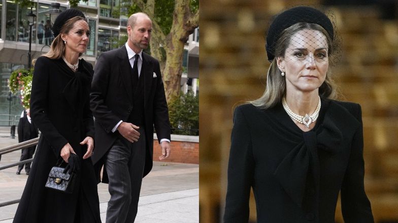 Księżna Kate i książę William na pogrzebie księżnej Kentu