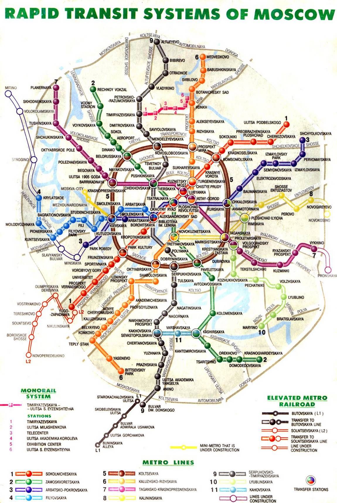 Schemat moskiewskiego metra (Fot. Speedymole.com)