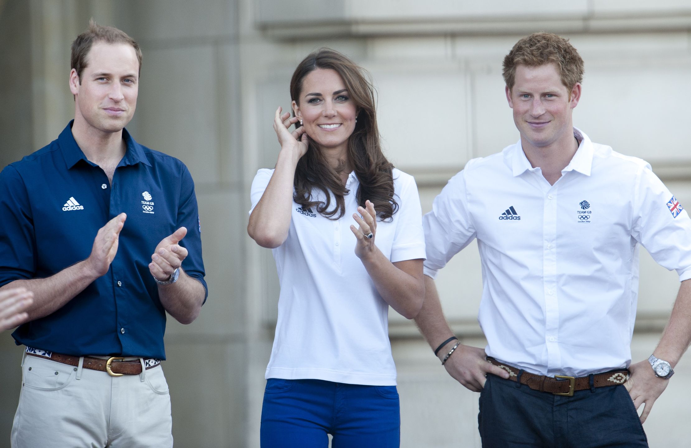 księżna Kate, książę William, książę Harry