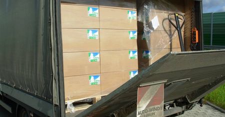 Wiózł środki czystości. Ładunek ważył o 4400 kg za dużo