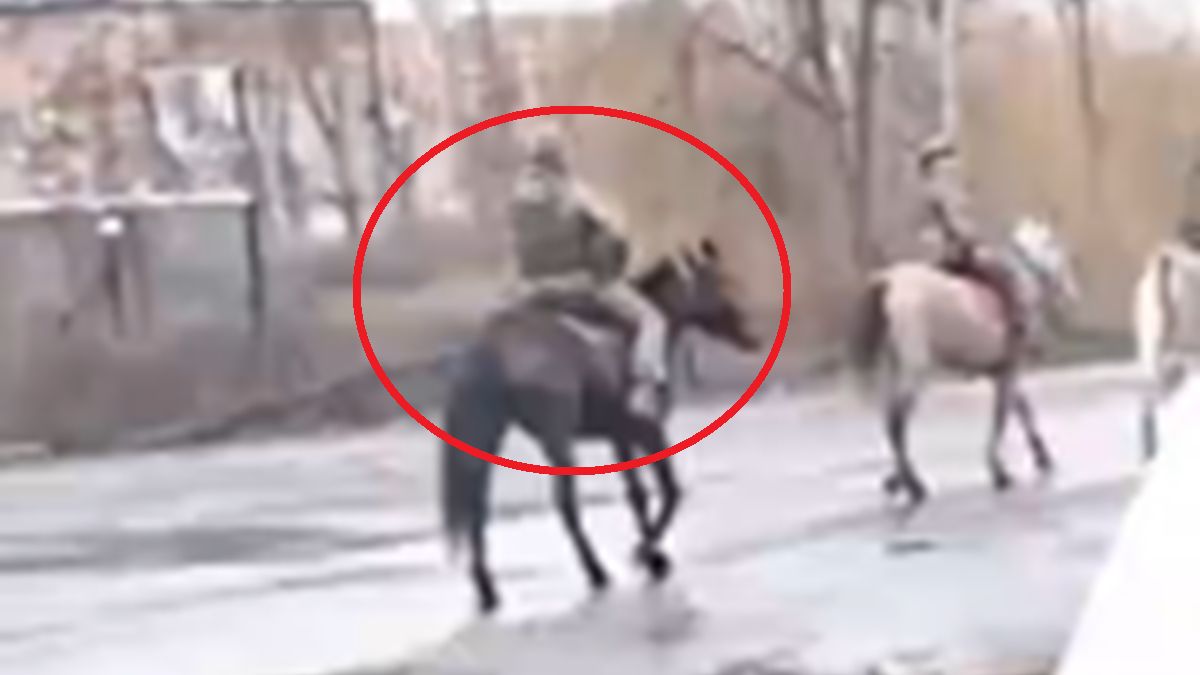 Rosjanie mieli jechać na koniach.