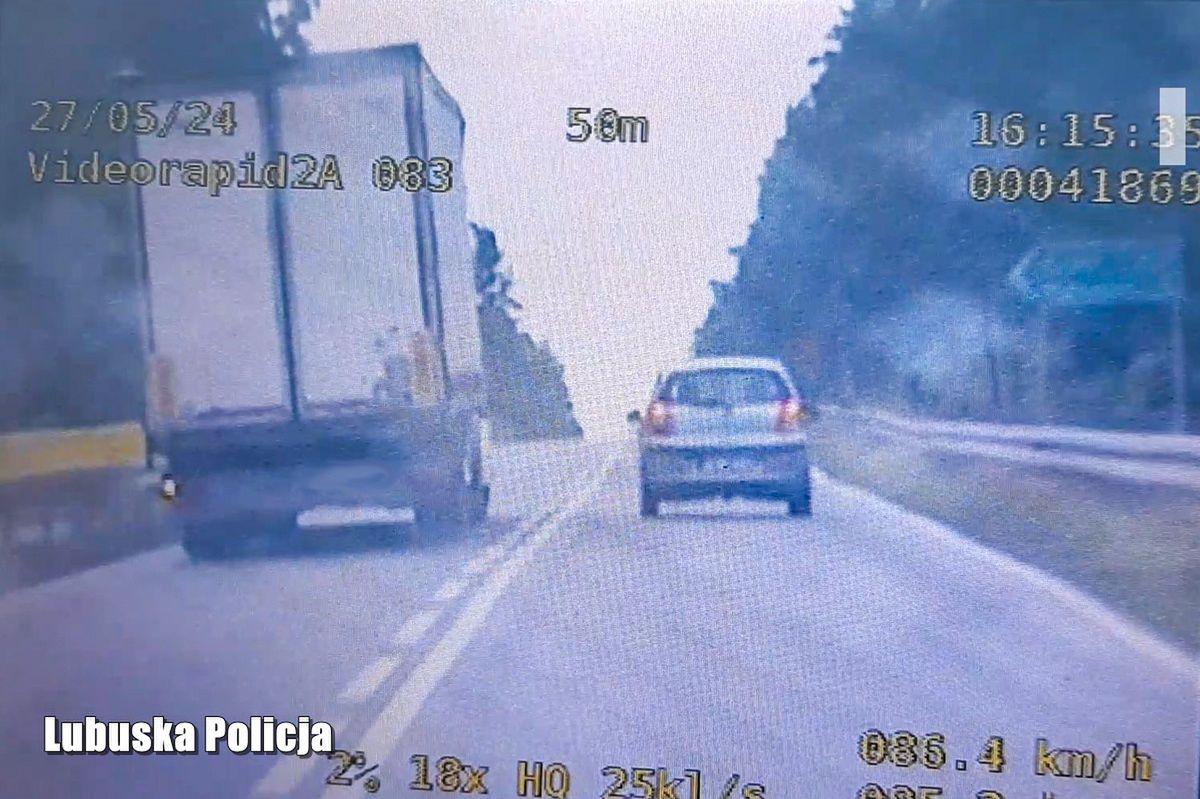 22-letni pirat drogowy za kierownicą TIR-a. Stracił prawo jazdy