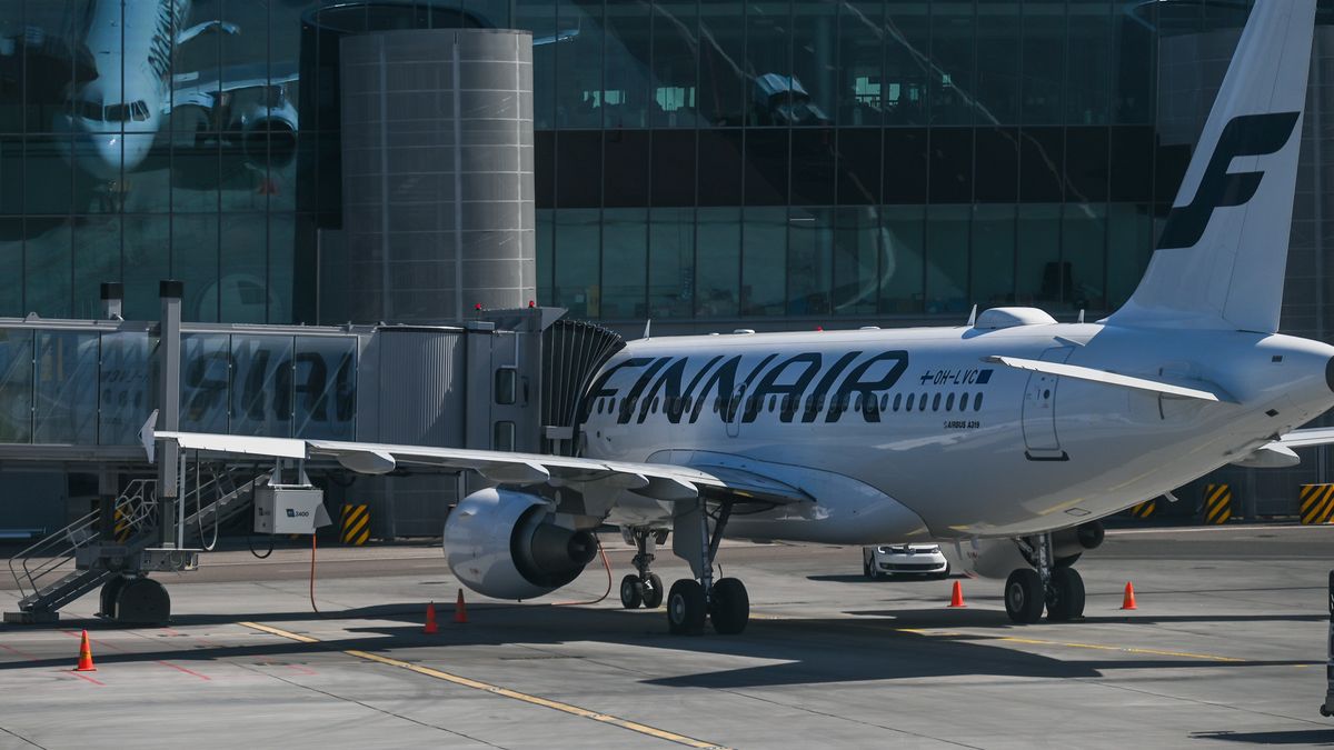 Samolot linii Finnair 