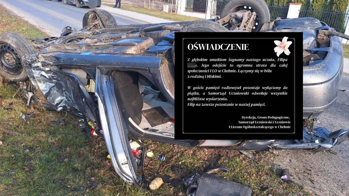 Wypadek w Chełmie. Wśród ofiar jest Filip
