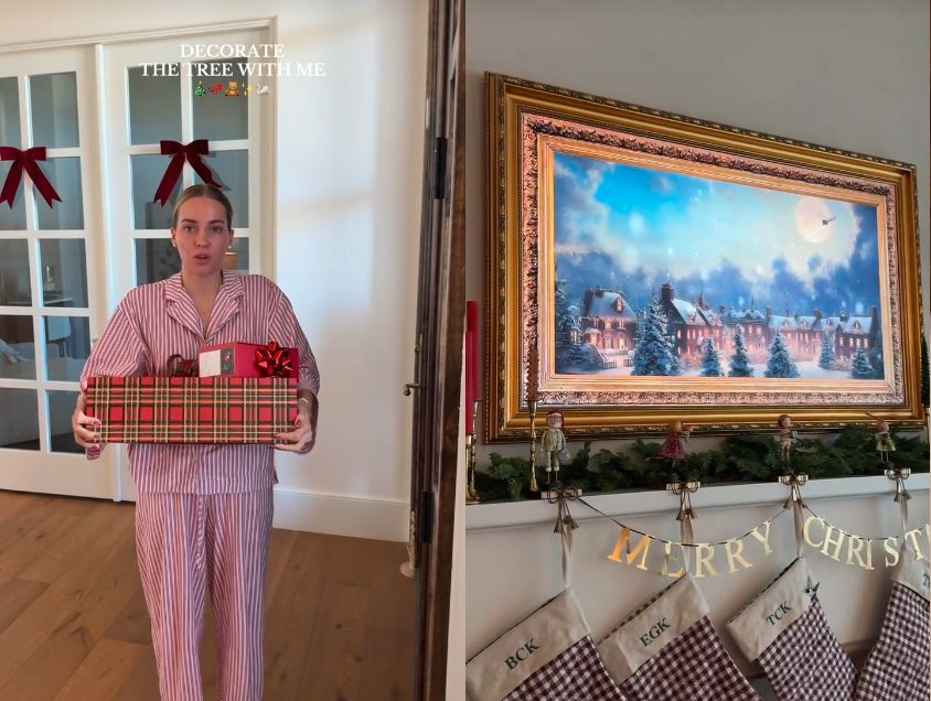 Emilie Kiser pokazała dom udekorowany na święta