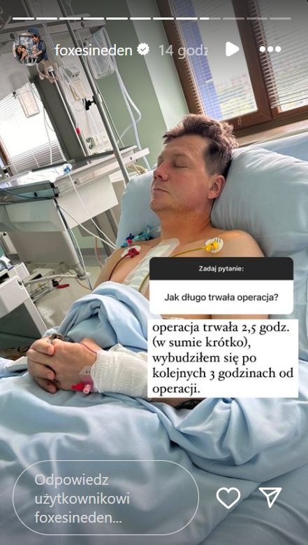Jakub Tolak opowiada o operacji. Nie ma tajemnic przed fanami