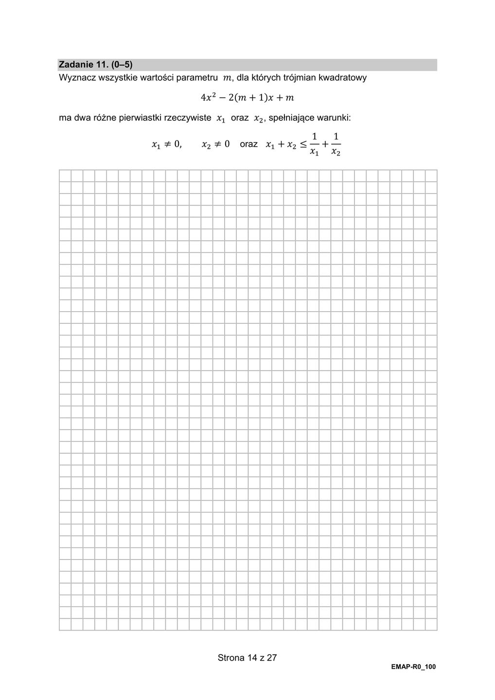 Matura 2021 z matematyki. Poziom rozszerzony