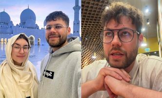 Youtuber Jawor poleciał do Dubaju z CIĘŻARNĄ partnerką: "Nie śledzimy mediów. (...) Nie wiedzieliśmy, co się dzieje"