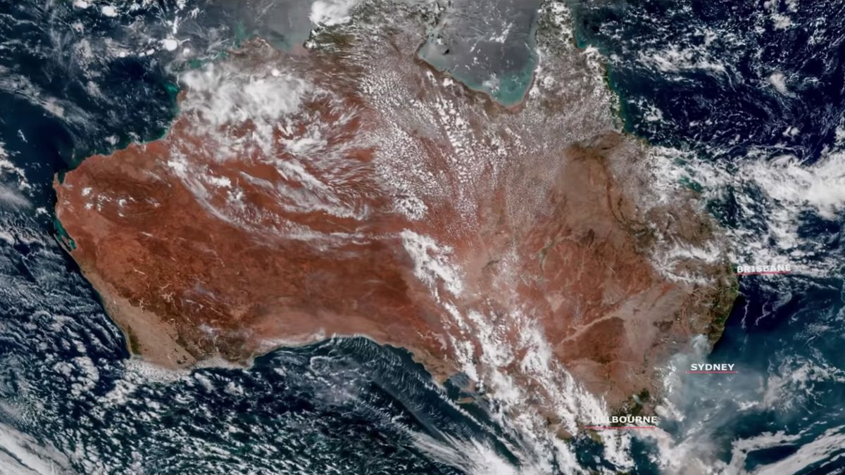 Zdjęcia satelitarne pokazują skalę pożarów w Australii. Są naprawdę ogromne 1