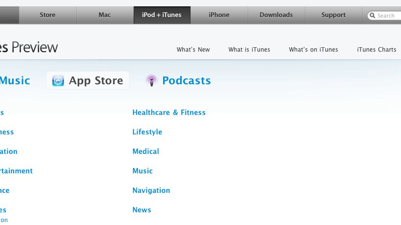 Podgląd AppStore w pełni dostępny przez przeglądarkę 1