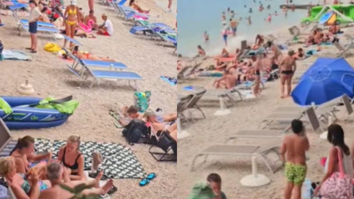 Nagranie z Makarskiej w Chorwacji.