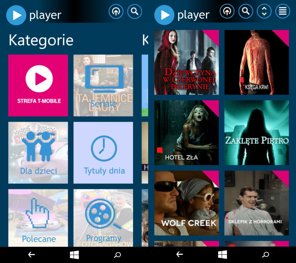 Która aplikacja VOD jest najlepsza? Sprawdzamy na telefonach z Windows Phone'em 7