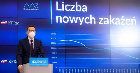 Konferencja premiera. Rząd zdecydował ws. obostrzeń na maj