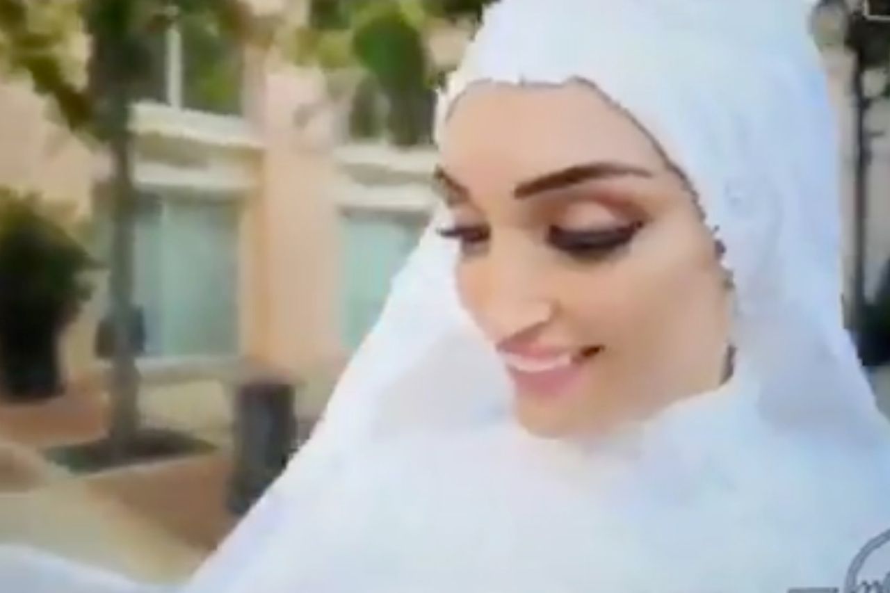 Bejrut: Pozowała do zdjęć ślubnych tuż przed wybuchem. Fotograf ujął wszystko