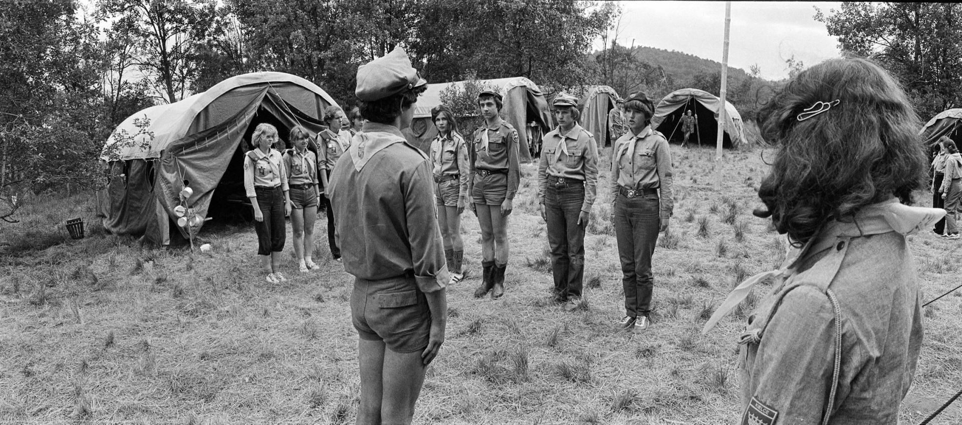 Kolonie w PRL - obóz harcerski w latach 80.
