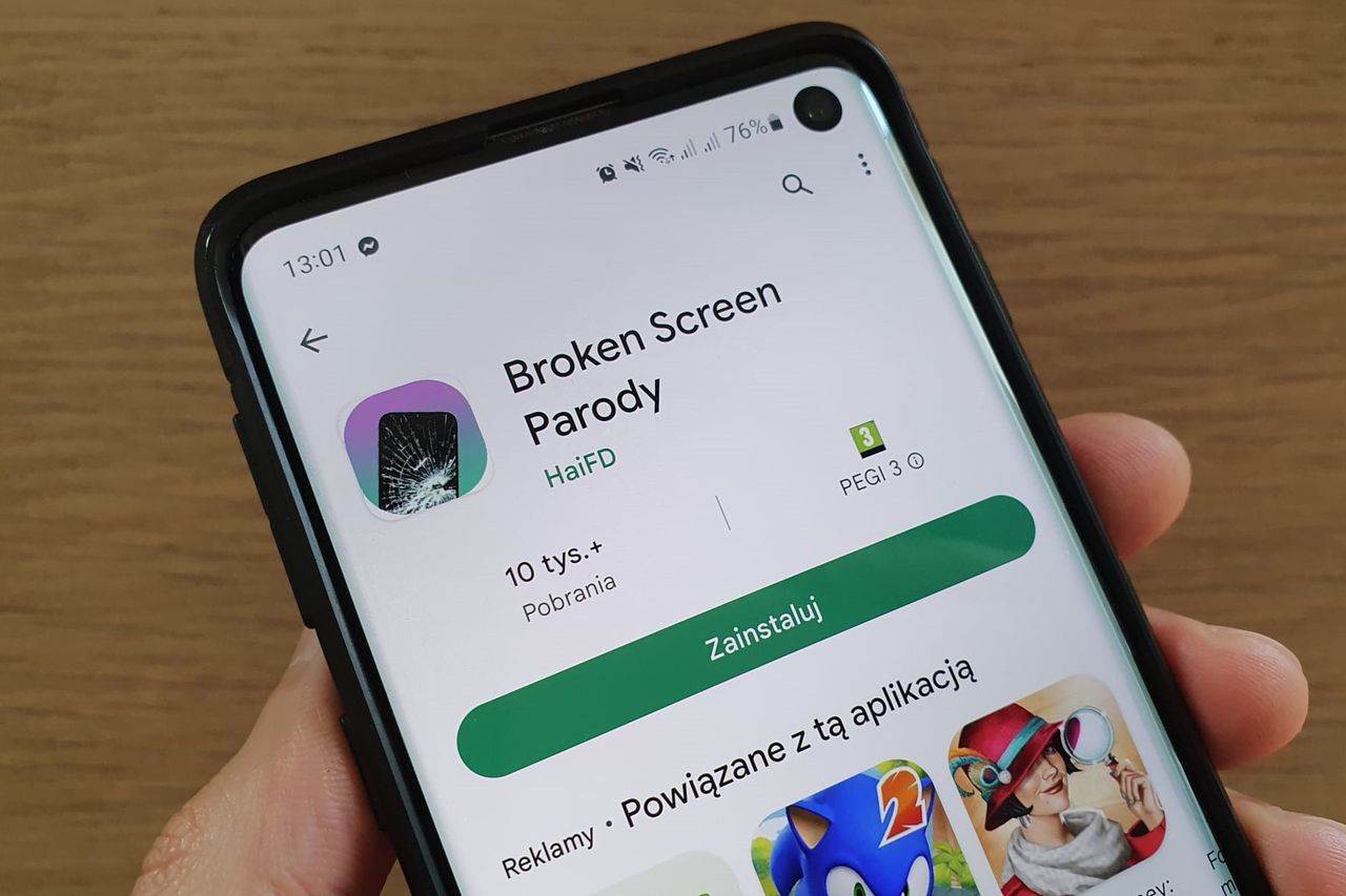 Szkodliwa aplikacja w Google Play