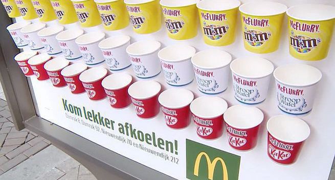McDonald’s promuje się w upały, rozdając lody (wideo)