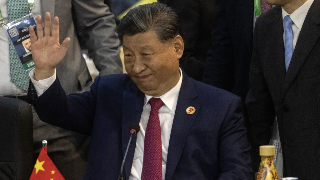 G20 Leaders' Summit In Rio De Janeiro
Xi Jinping, China's president, at the opening of the Global Alliance Against Hunger session during the Group of 20 (G-20) Leaders' Summit in Rio de Janeiro, Brazil, on Monday, Nov. 18, 2024. G-20 leaders meeting in Brazil this week are set to show unity on climate action and global trade rules, two areas threatened by US President-elect Donald Trump, as talks continue on how to characterize Russia's war in Ukraine and tensions in the Middle East. Photographer: Dado Galdieri/Bloomberg via Getty Images
Bloomberg
Group of Seven, G8, G20, Brazil, Politics, Rio de Janeiro, Business Finance and Industry, Latin, LATAM, Politics, Diplomacy, BRIC Countries, Diplomacy, Brazilian, LATAM, Government, Americas, Business Finance and Industry, Summit, Brazil, Government, Rio de Janeiro, International Relations, Speakers, Rio de Janeiro, G20, Foreign Relations, South American