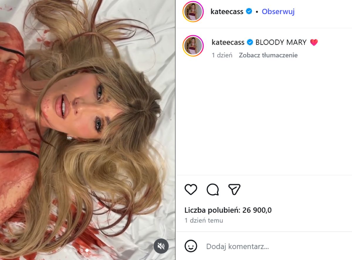 Zdjęcie Kate Cassidy wywołało w sieci burzę.
