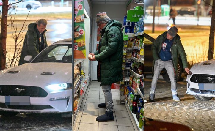 Jarosław Jakimowicz kupił Mustanga i pojechał nim po jajka