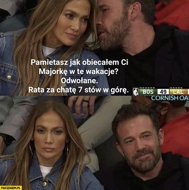 Memy z Jennifer Lopez i Benem Affleckiem (Internet)