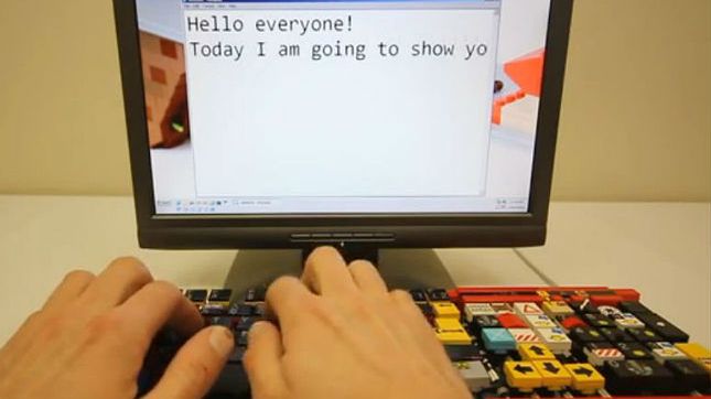 Klawiatura zbudowana z klocków LEGO. Tak, działająca! 1