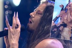 Michał Szpak na scenę wyszedł prawie rozebrany. Ale nie to zdziwiło widzów