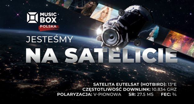 Kanał Music Box Polska testuje na satelicie Hot Bird 13E