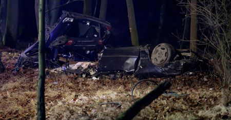 Tragiczny wypadek w Jawiszowicach. 19-letni kierowca zginął na miejscu