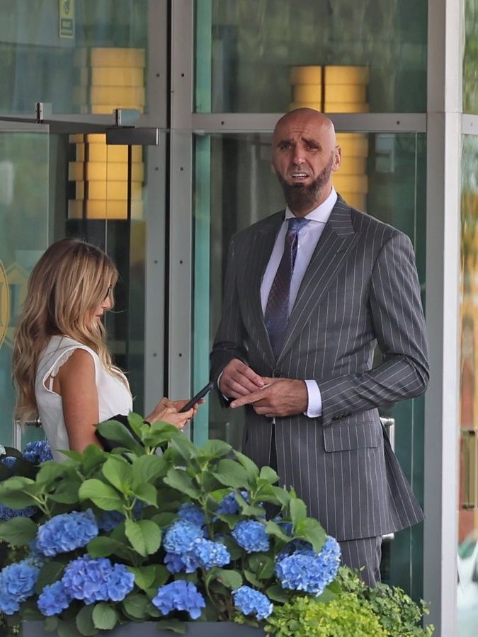 Marcin Gortat z żoną