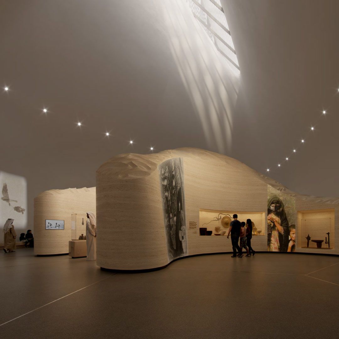 Ekspozycje także zaaranżowane są w oryginalny sposób