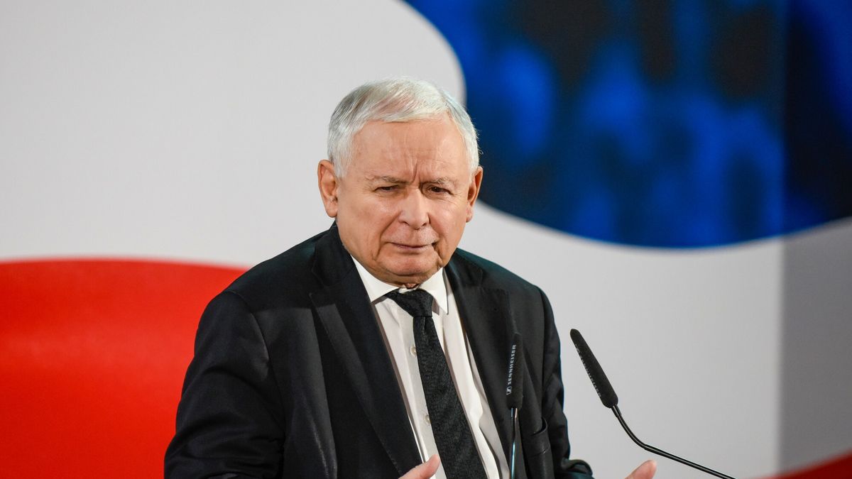 Prezes PiS Jarosław Kaczyński