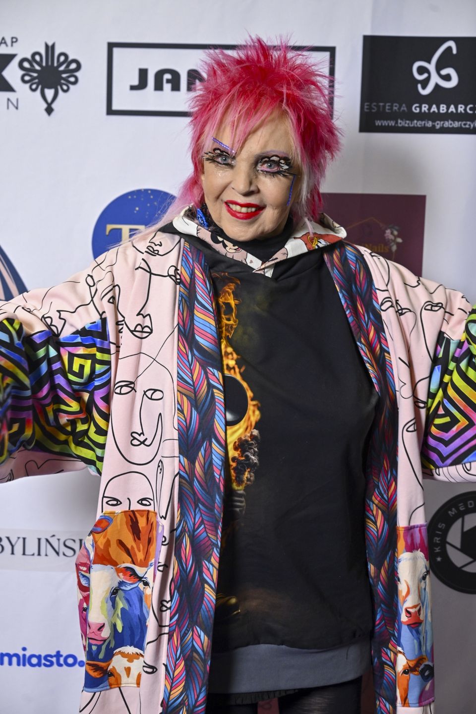 Krystyna Mazurówna na gali Warsaw Fashion Shower
