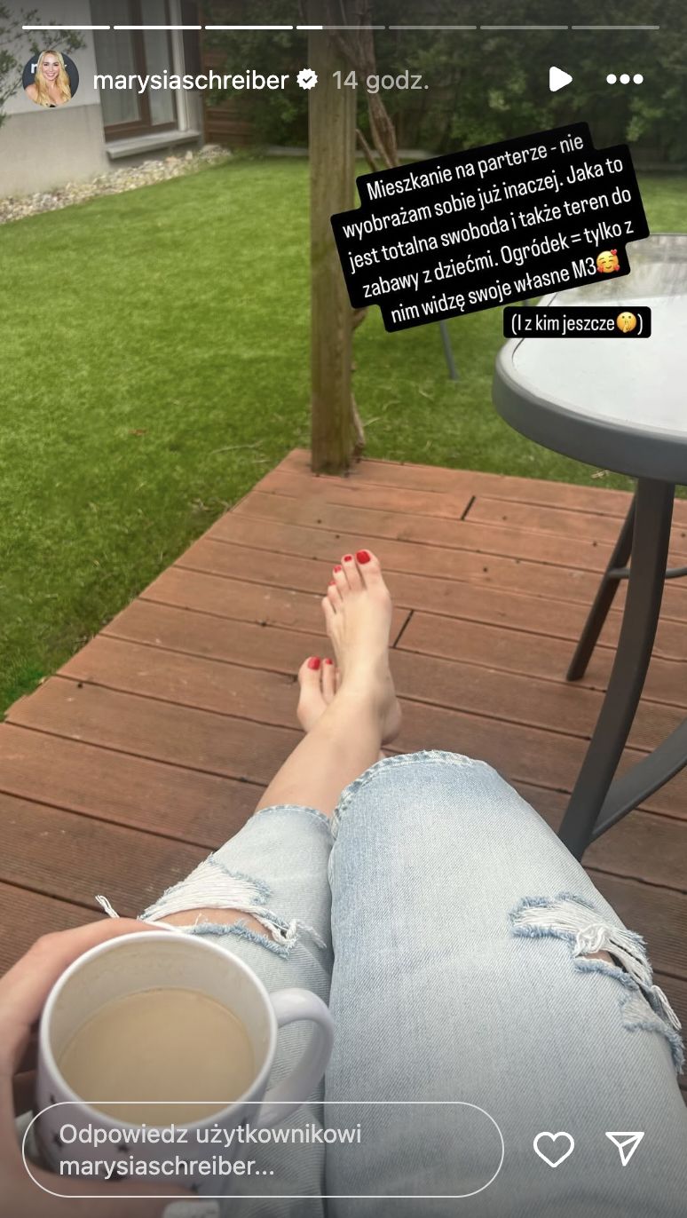 Marianna Schreiber dodała serię wymownych relacji