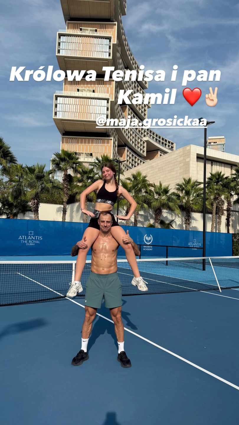 Kamil Grosicki z córką