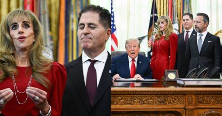 Pojawienie się Susan Dell u boku Trumpa wywołało lawinę komentarzy. Teraz na hejt zareagował jej mąż. "Wygląda PIĘKNIEJ NIŻ KIEDYKOLWIEK"