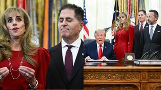 Pojawienie się Susan Dell u boku Trumpa wywołało lawinę komentarzy. Teraz na hejt zareagował jej mąż. "Wygląda PIĘKNIEJ NIŻ KIEDYKOLWIEK"