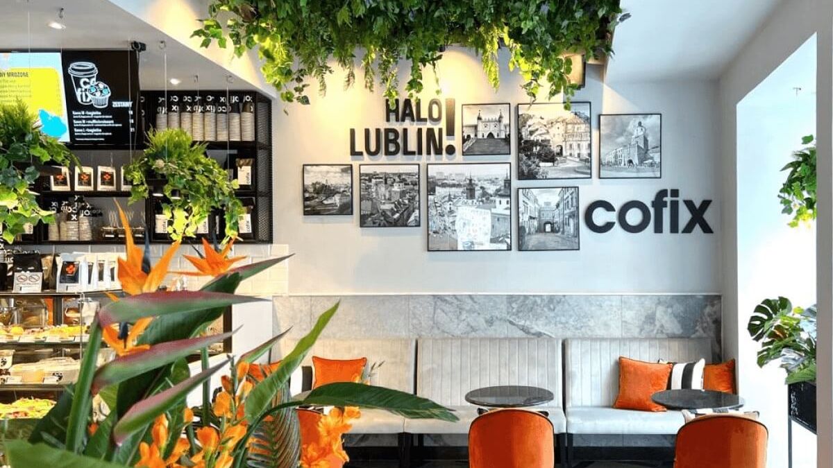 Wnętrze Cofix Lublin