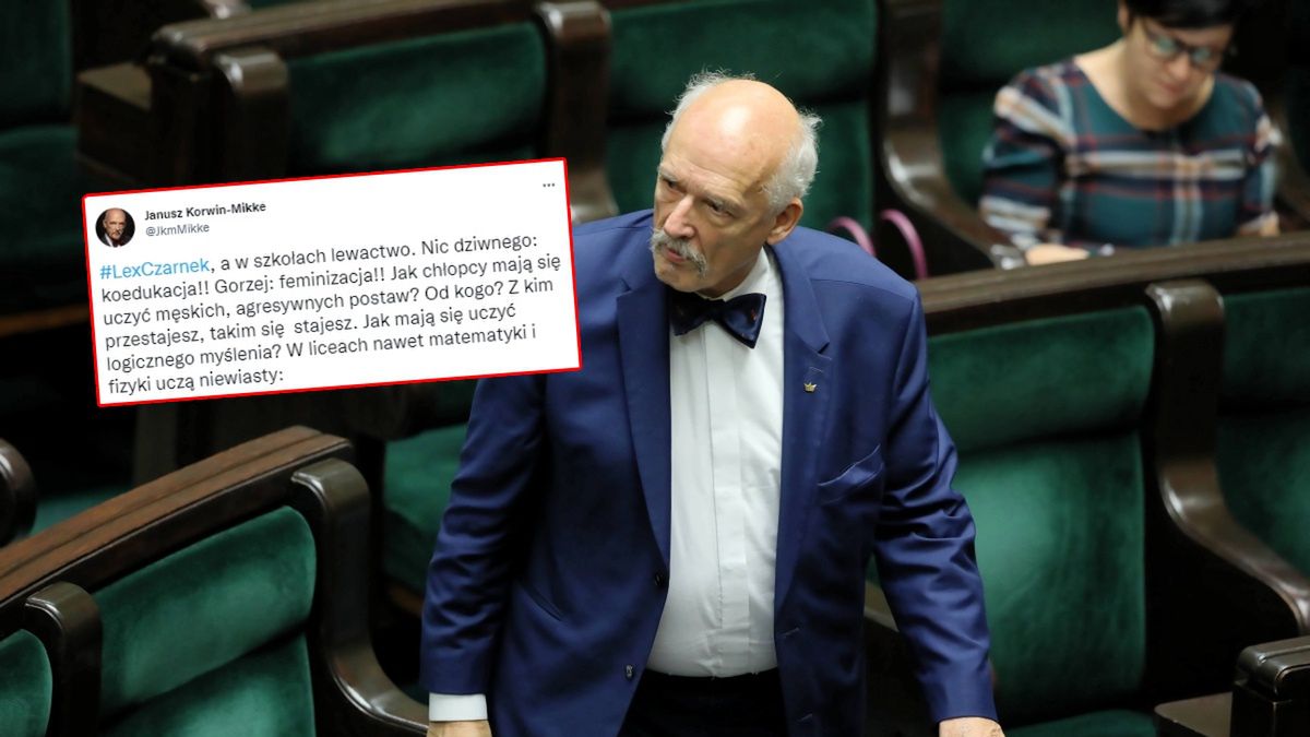 Janusz Korwin-Mikke obraził nauczycielki 