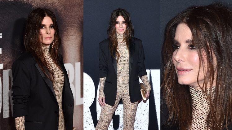 Odmieniona Sandra Bullock na premierze nowego filmu