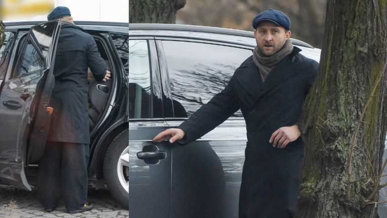 Borys Szyc przyłapany na mieście