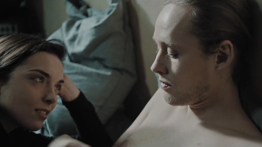 Magdalena Koleśnik i Bartosz Bielenia na planie filmy "Ondyna"