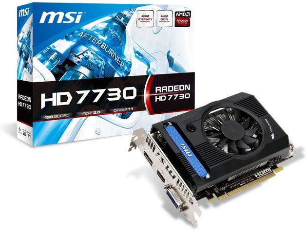 MSI Radeon HD 7730 karta graficzna zdjęcie opakowanie