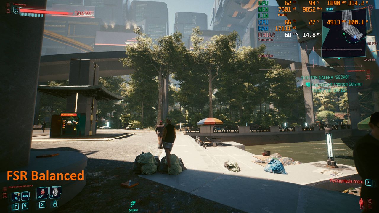 Cyberpunk 2077 1.5 1440p DLSS Balanced