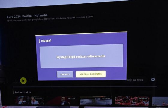 Portal TVP Sport padł podczas meczu Polaków. "Atak DDOS"