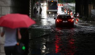 Kraków. Burza przeszła przez miasto. Zalane ulice i tunele