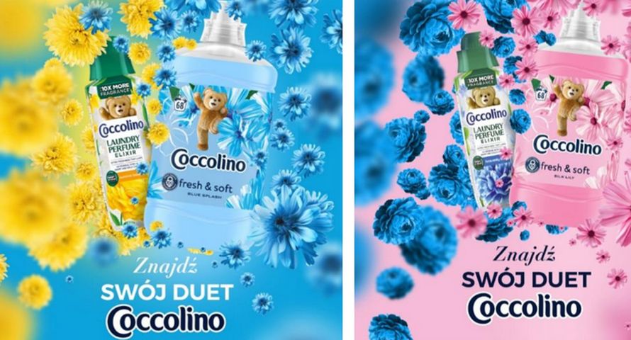 Coccolino z multisensoryczną kampanią płynów i perfum do prania