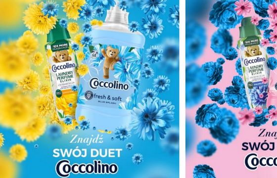 Coccolino z multisensoryczną kampanią płynów i perfum do prania